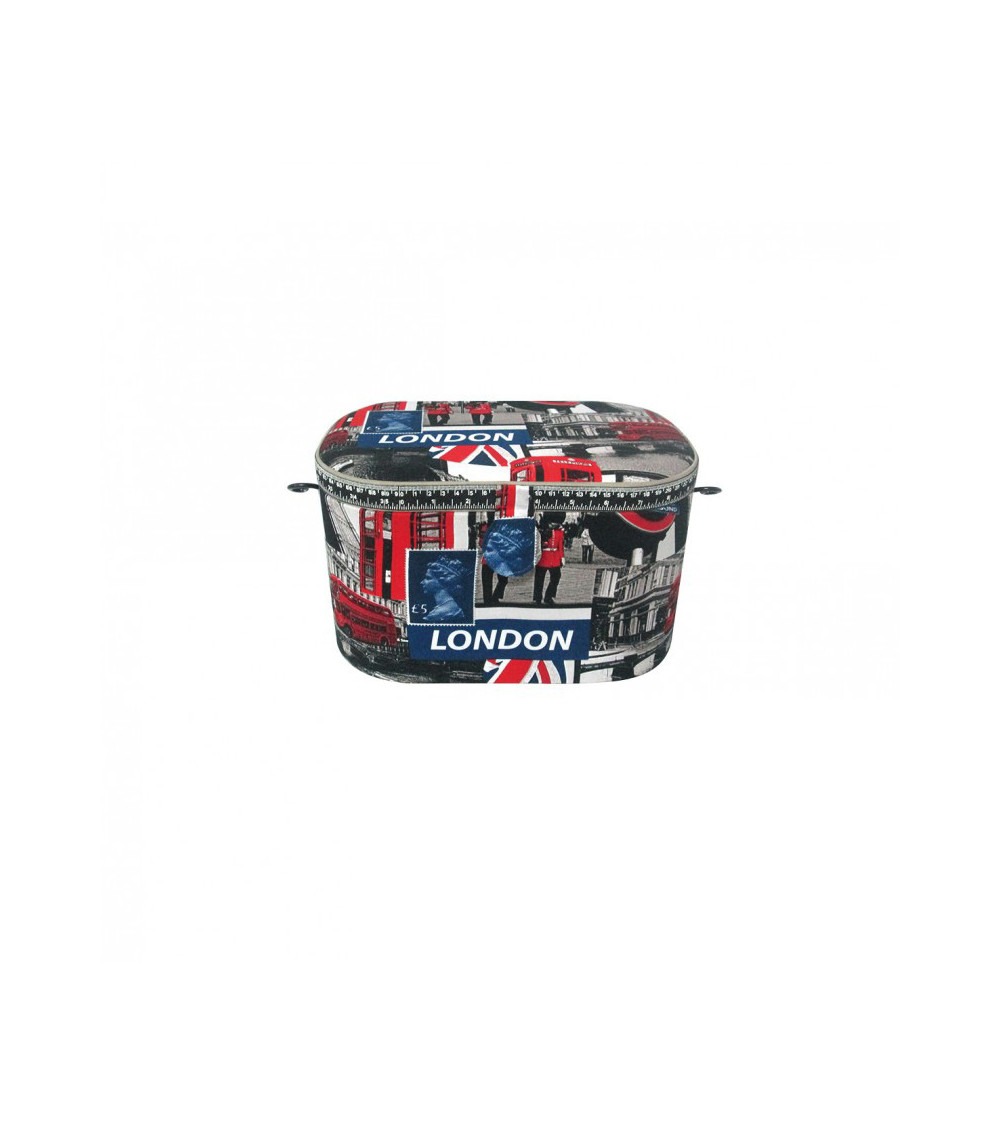 Scatola da cucito ovale 21x31x18 cm Londra