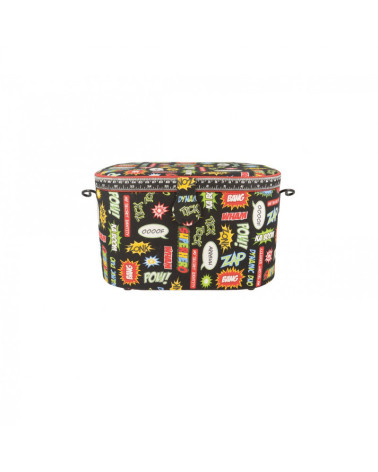 Oval sewing box 21x31x18cm pow bang