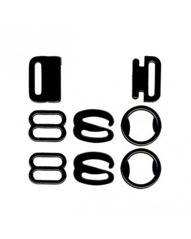 Schwarzes BH-Clip-Set
