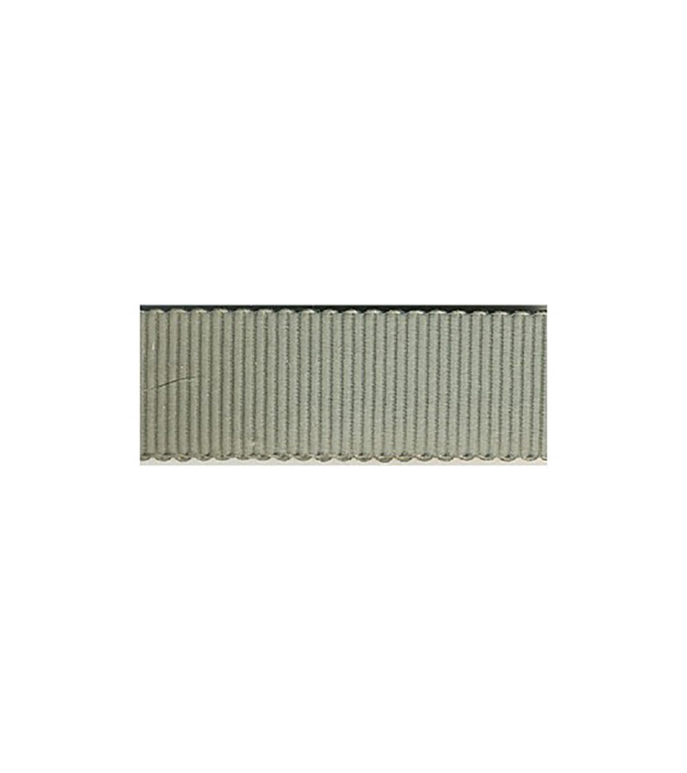 Disquette 25m Gros Grain Petersham 3mm gris clair