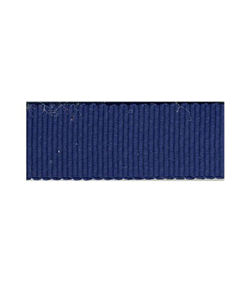 Disquette 25m Gros Grain Petersham 3mm bleu marine