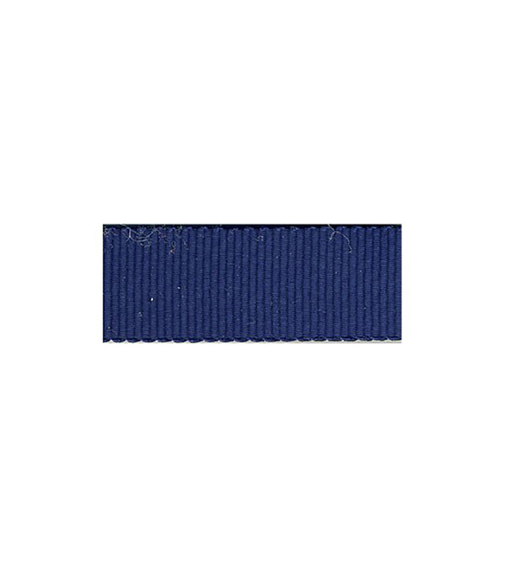 Disquette 25m Gros Grain Petersham 3mm bleu marine