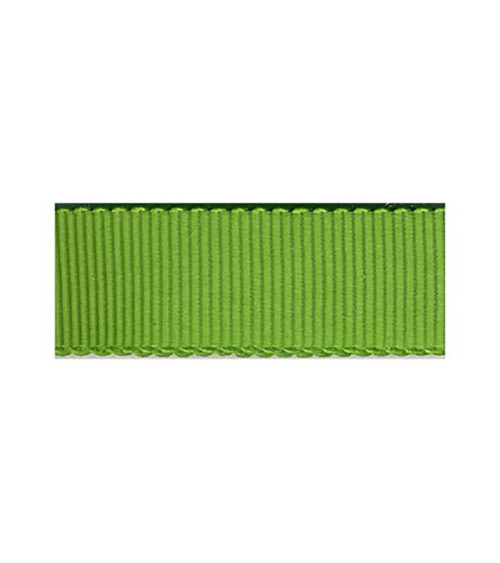 Disquette 25m Gros Grain Petersham 3mm vert anis