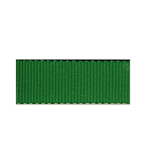 Disquette 25m Gros Grain Petersham 3mm vert fonce