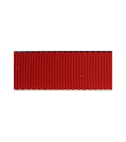 Disquette 25m Gros Grain Petersham 3mm rouge