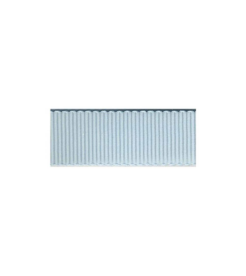 Disquette 25m Gros Grain Petersham 3mm bleu ciel