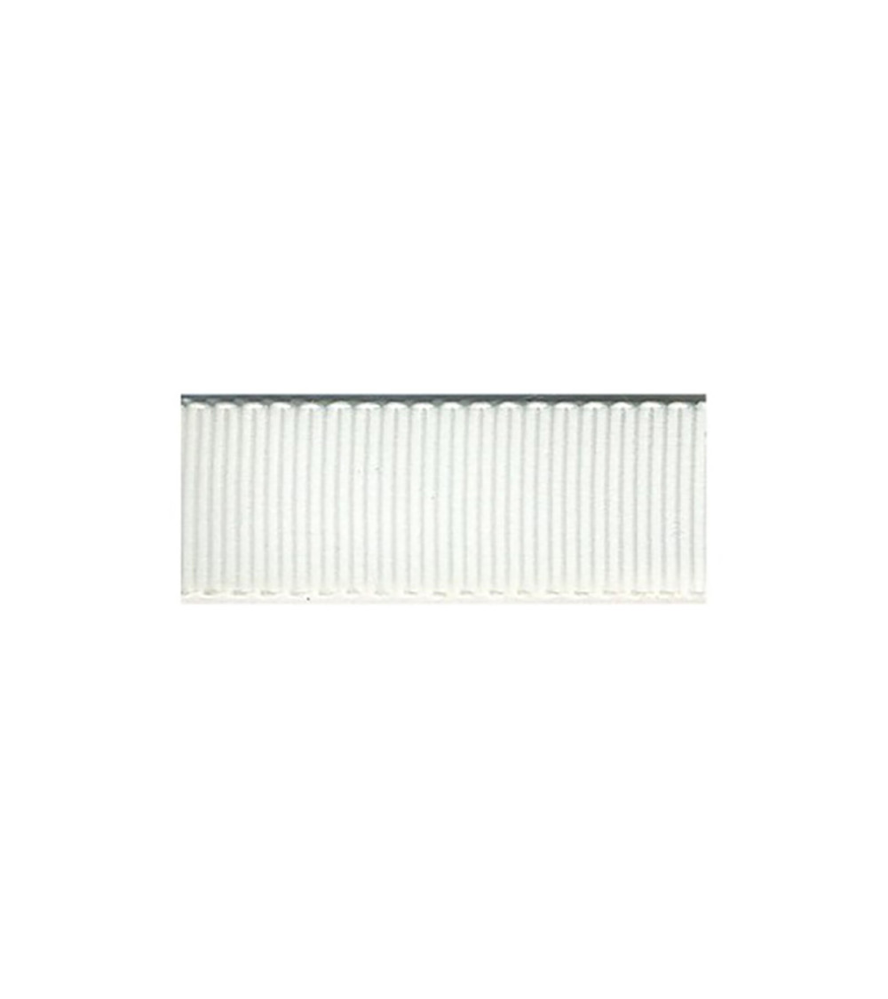 Disquette 25m Gros Grain Petersham 3mm blanc