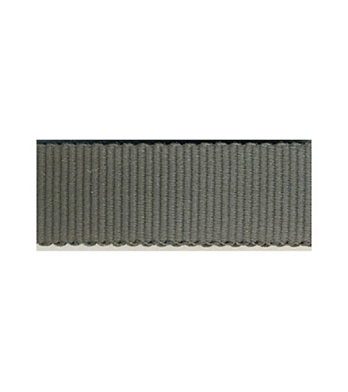 Disquette 25m Gros Grain Petersham 3mm gris moyen