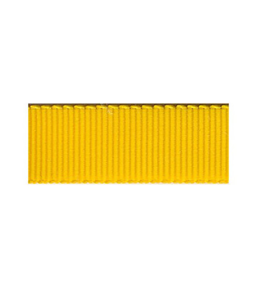 Disquette 25m Gros Grain Petersham 3mm jaune or