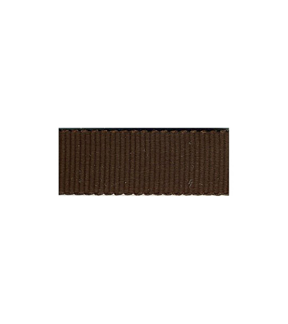 Diskette 25m Grosgrain Petersham 3mm dunkelbraun