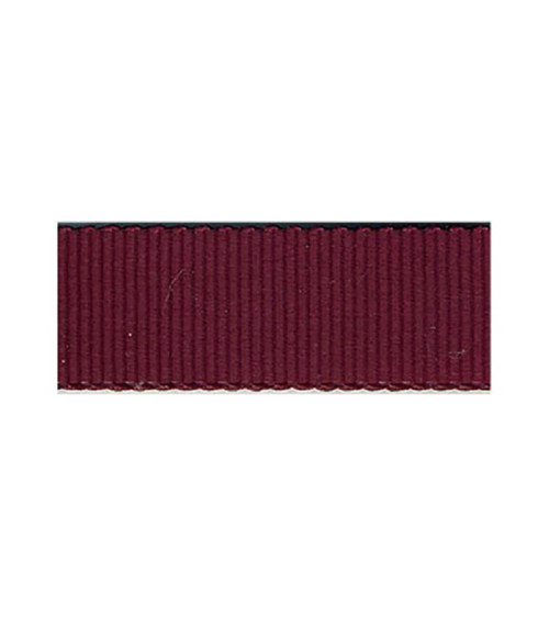 Dischetto 25m Grosgrain Petersham 3mm bordeaux