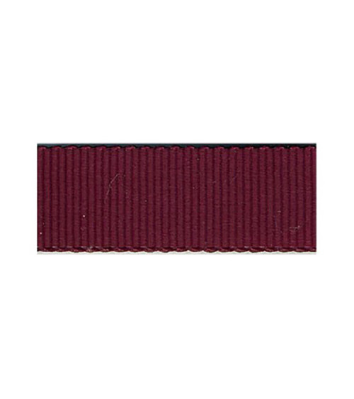 Disquette 25m Gros Grain Petersham 3mm bordeaux