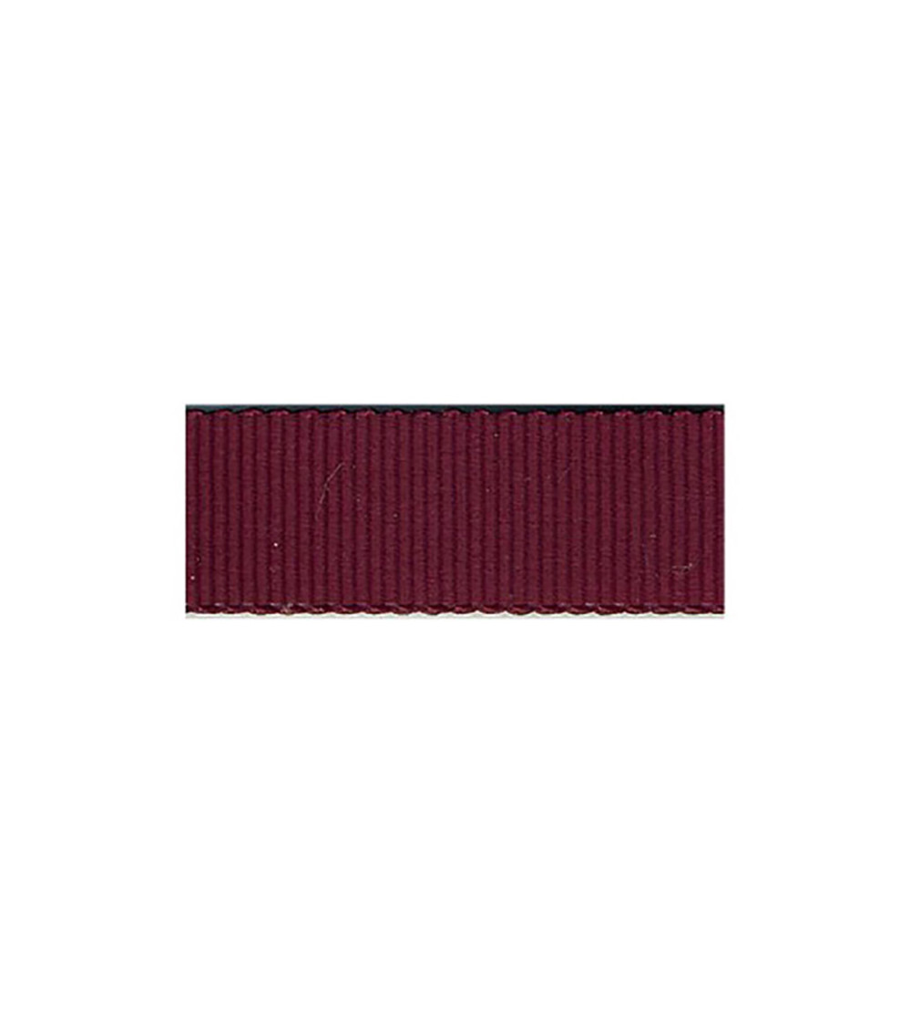 Diskette 25m Grosgrain Petersham 3mm burgundy