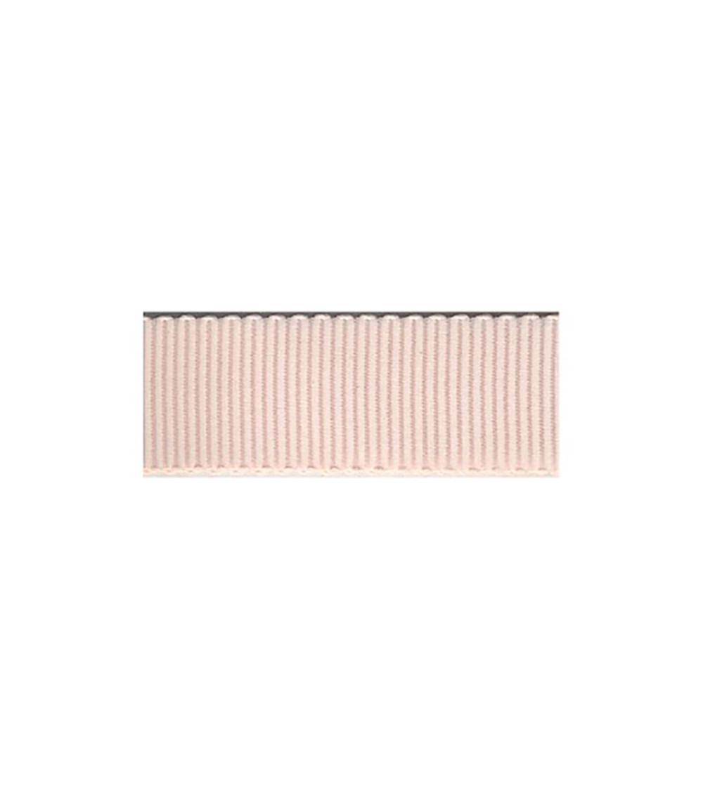 Disquette 25m Gros Grain Petersham 3mm rose clair