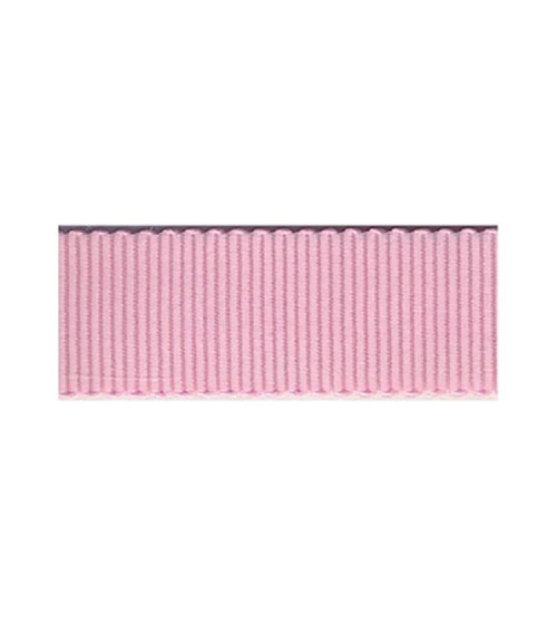 Disquette 25m Gros Grain Petersham 3mm rose