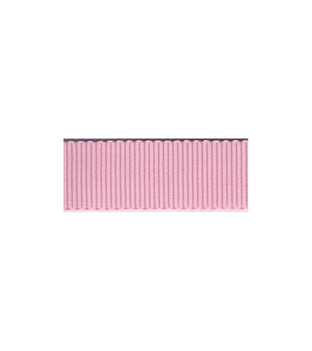 Disquette 25m Gros Grain Petersham 3mm rose