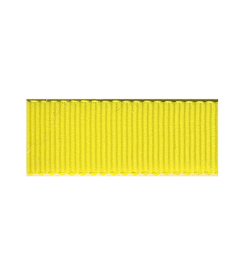 Diskette 25m Grosgrain Petersham 3mm lemon yellow