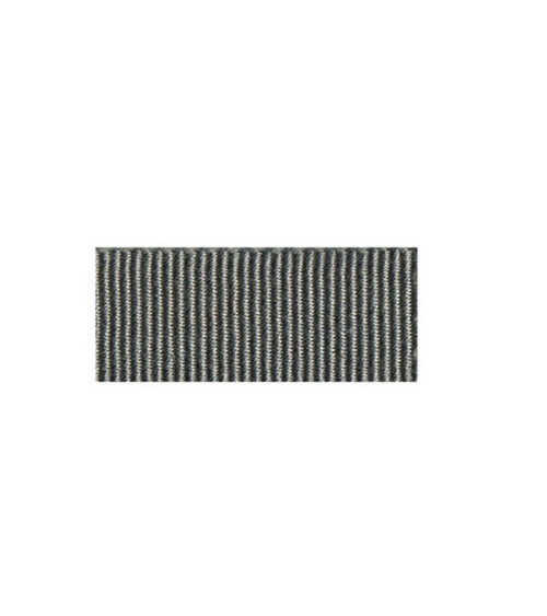 Disquette 25m ruban gros grain coton Gris