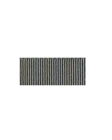 Disquette 25m ruban gros grain coton Gris
