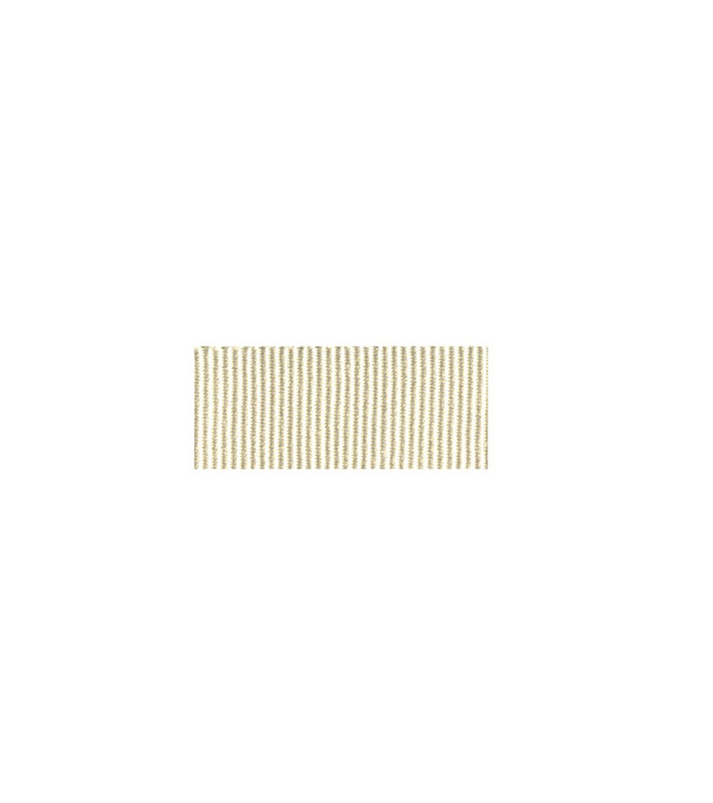 Disquette 25m ruban gros grain coton Ecru