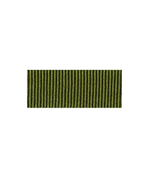 Disquette 25m ruban gros grain coton Vert kaki