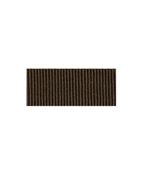 Disquette 25m ruban gros grain coton Marron