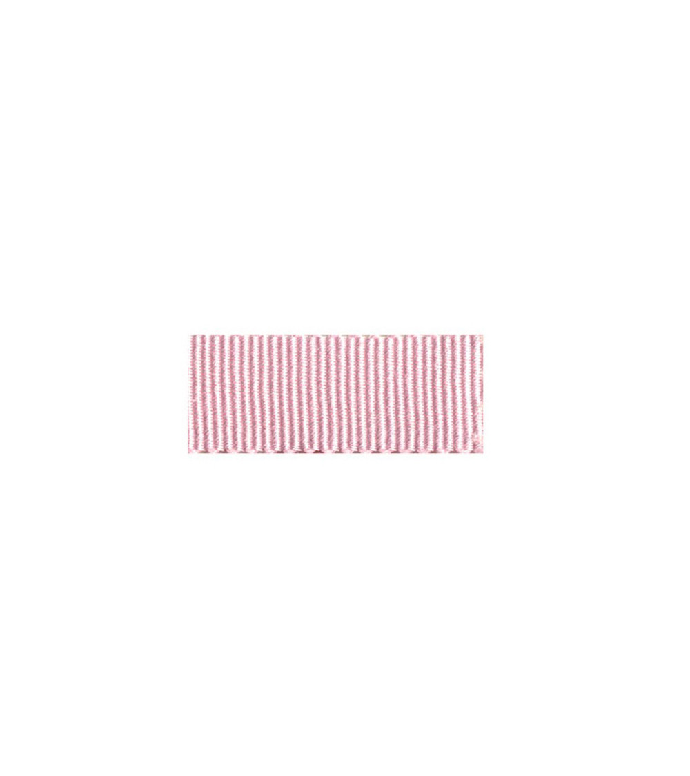 Disquette 25m ruban gros grain coton Rose