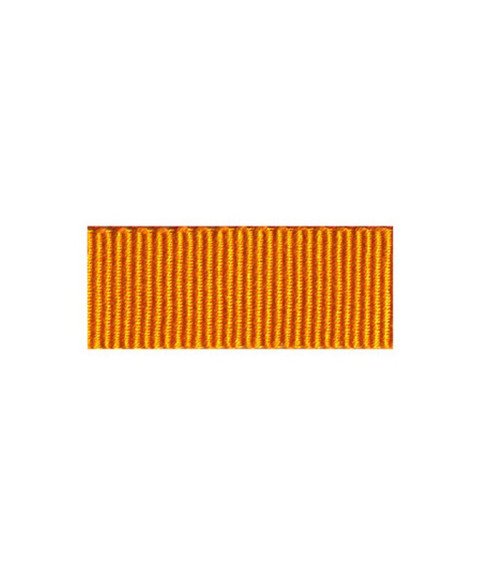 Disquette 25m ruban gros grain coton Orange