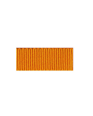 Disquette 25m ruban gros grain coton Orange