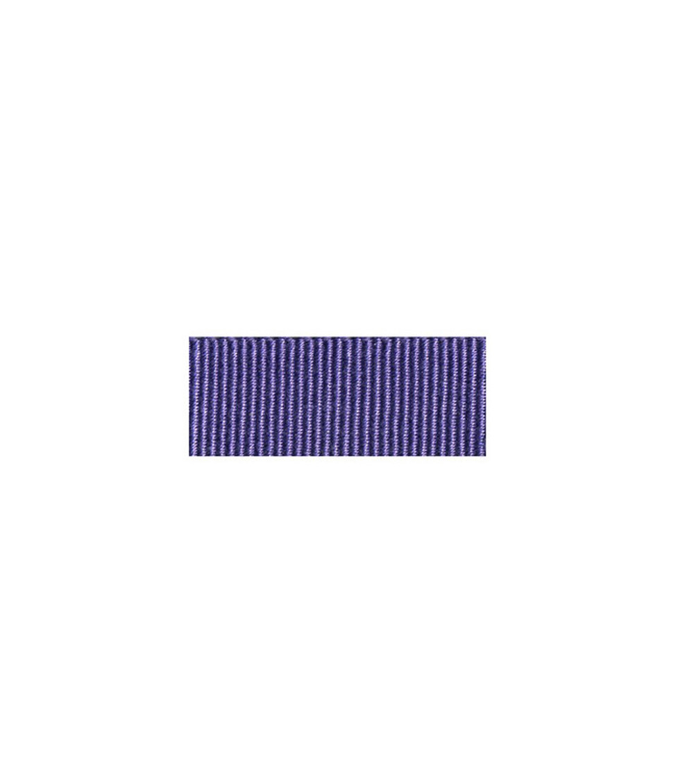 Disquette 25m ruban gros grain coton Violet