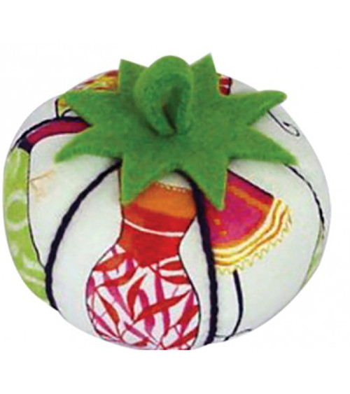 Colorful mannequin pin holder tomatoes