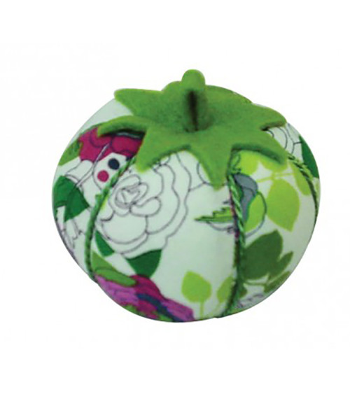 Tomatoes pin holder green and pink spring print