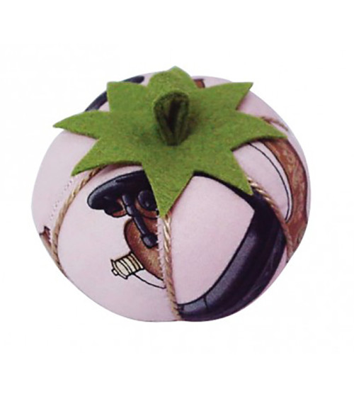 Pin holder tomatoes pink sewing machine