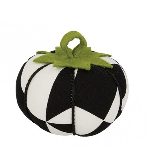 Tomato pin holder black and white graphic