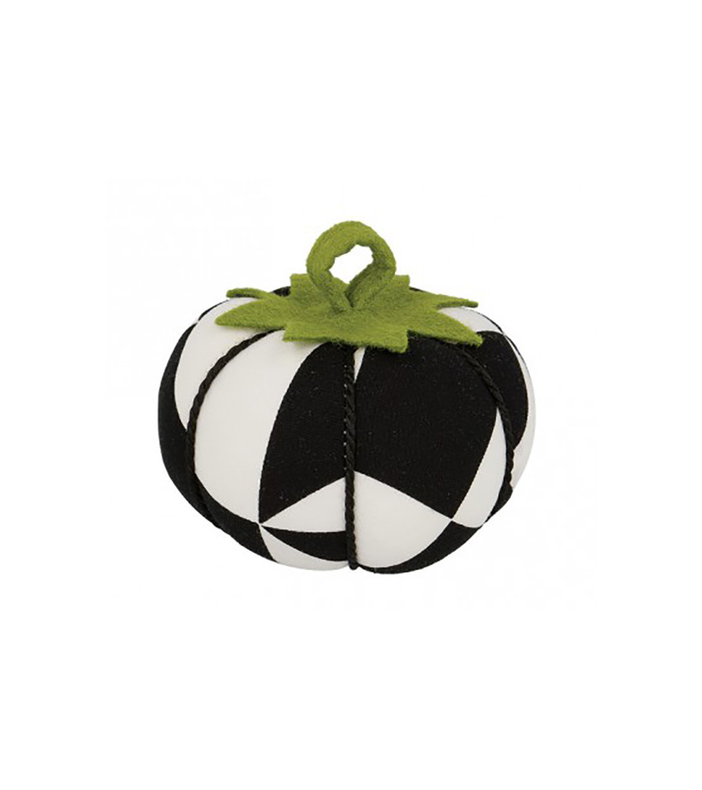 Tomato pin holder black and white graphic