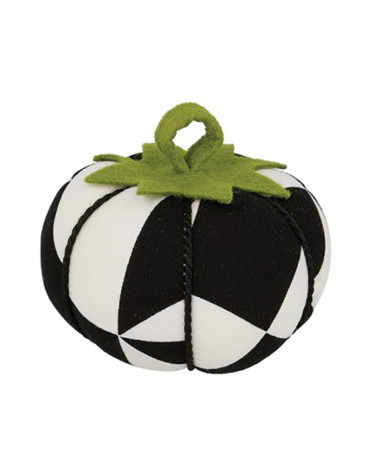 Tomato pin holder black and white graphic