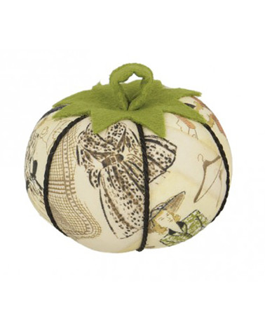 Tomates porte épingles couture vintage beige
