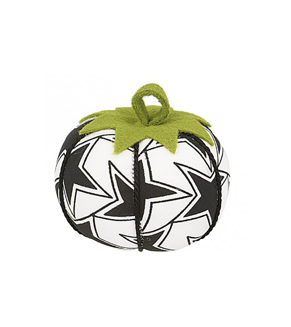 Tomatoes pin holder large black and white stars