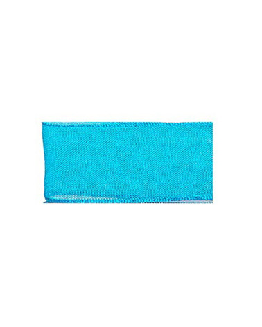 Ruban 25m mousseline en polyamide turquoise