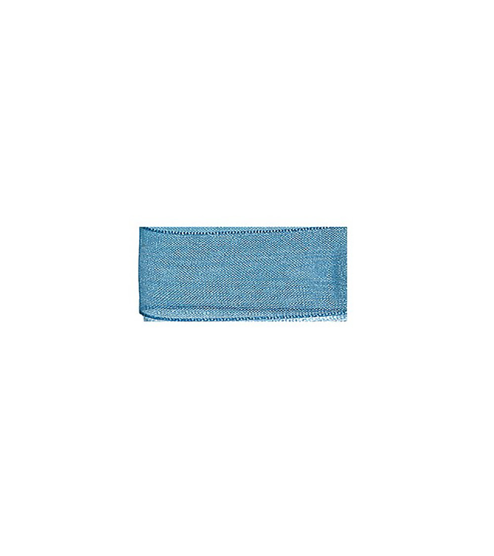 25m bottle green polyamide muslin ribbon