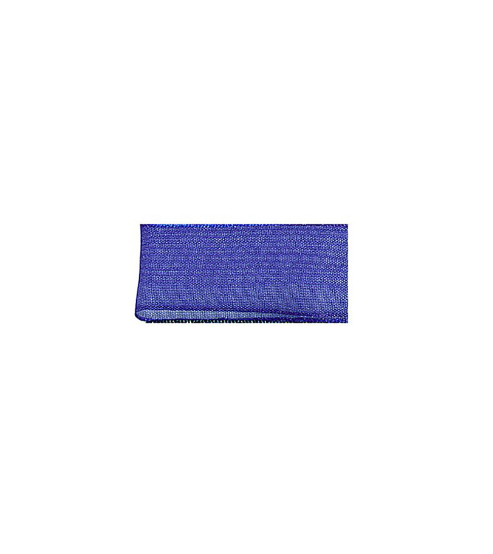 25m muslin ribbon in blue purple polyamide