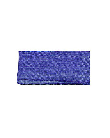 25m muslin ribbon in blue purple polyamide