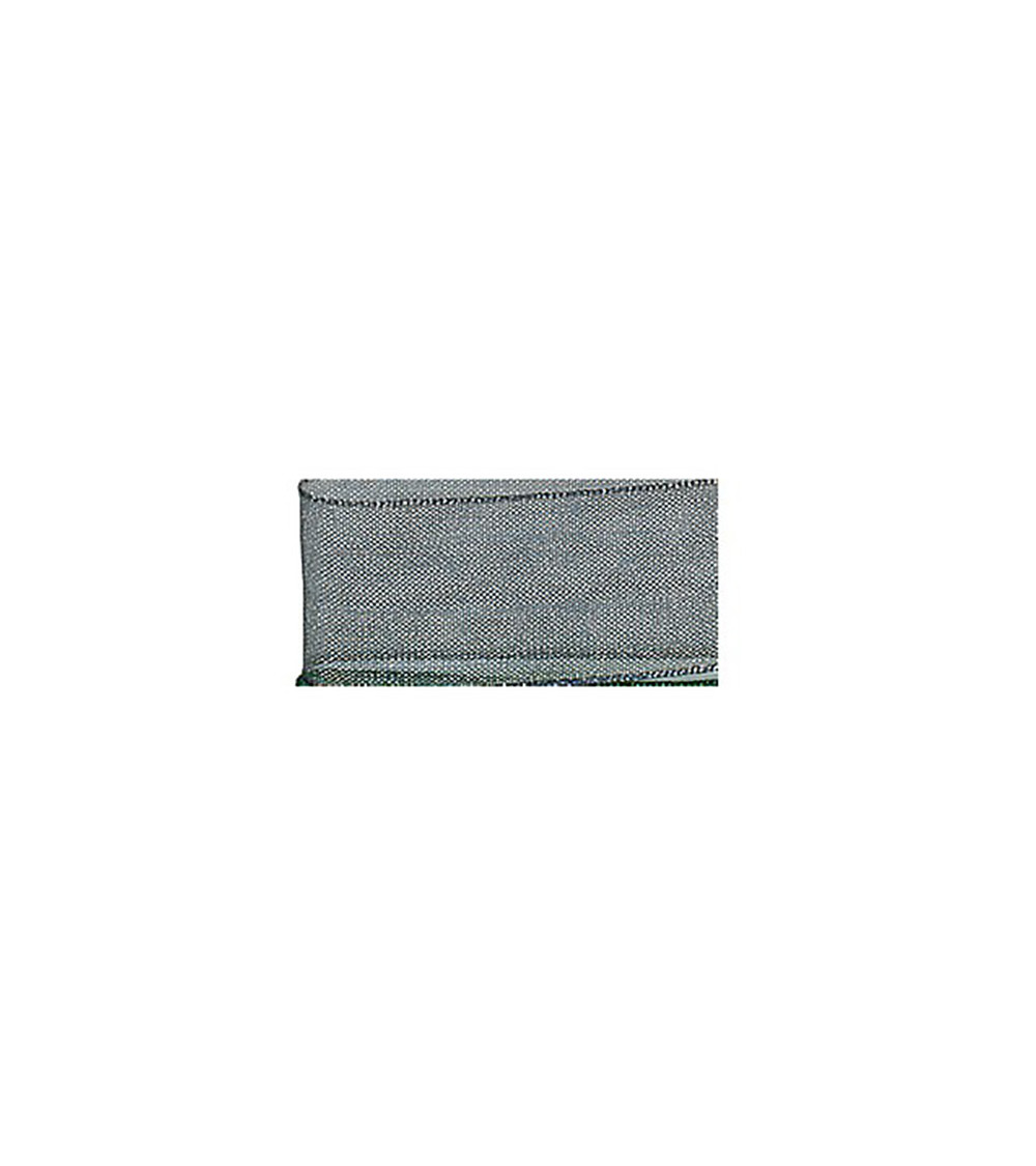 25m medium grey polyamide muslin ribbon