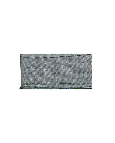Ruban 25m mousseline en polyamide gris moyen