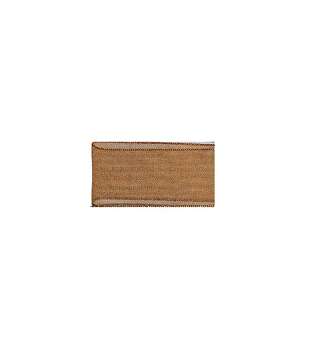 25m rust polyamide muslin ribbon