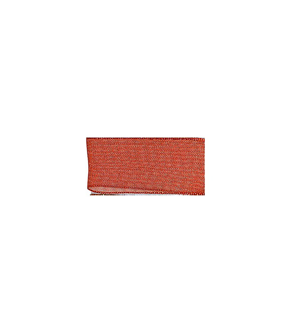 25m rust polyamide muslin ribbon