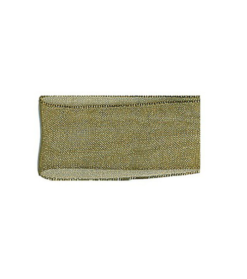 25m muslin ribbon in khaki polyamide