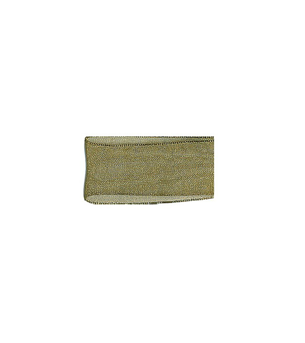 25m khaki polyamide muslin ribbon