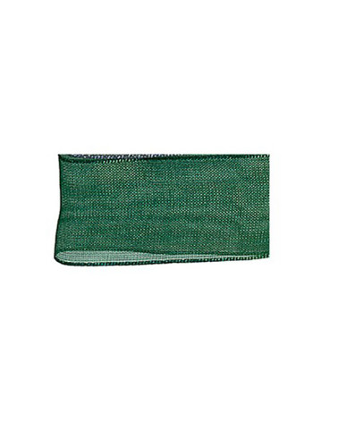 25m muslin ribbon in bottle green polyamide