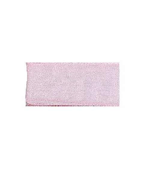 25m muslin ribbon in light pink polyamide